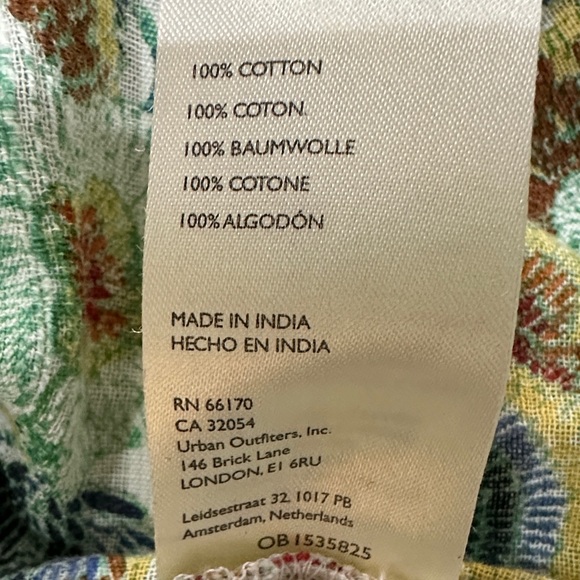 Abercrombie & Fitch 2Piece Colorful Paisley Crop Top & Cami Long Sleeve Size L - Picture 14 of 14